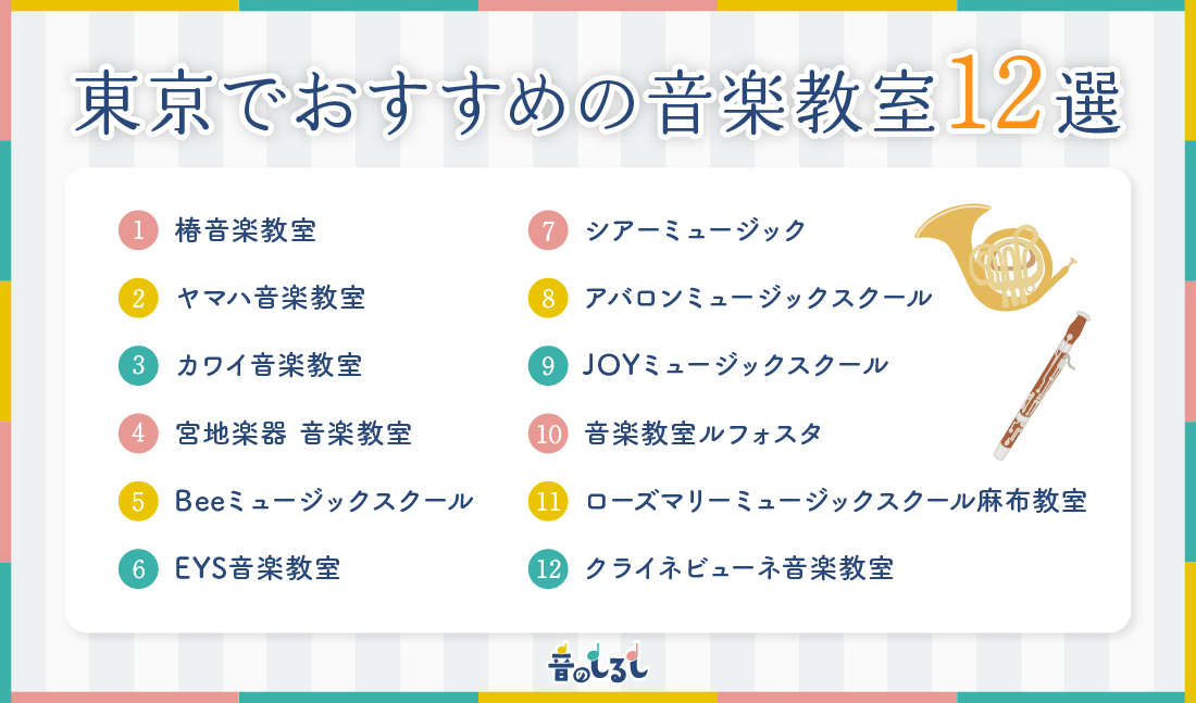 東京でおすすめの音楽教室12選