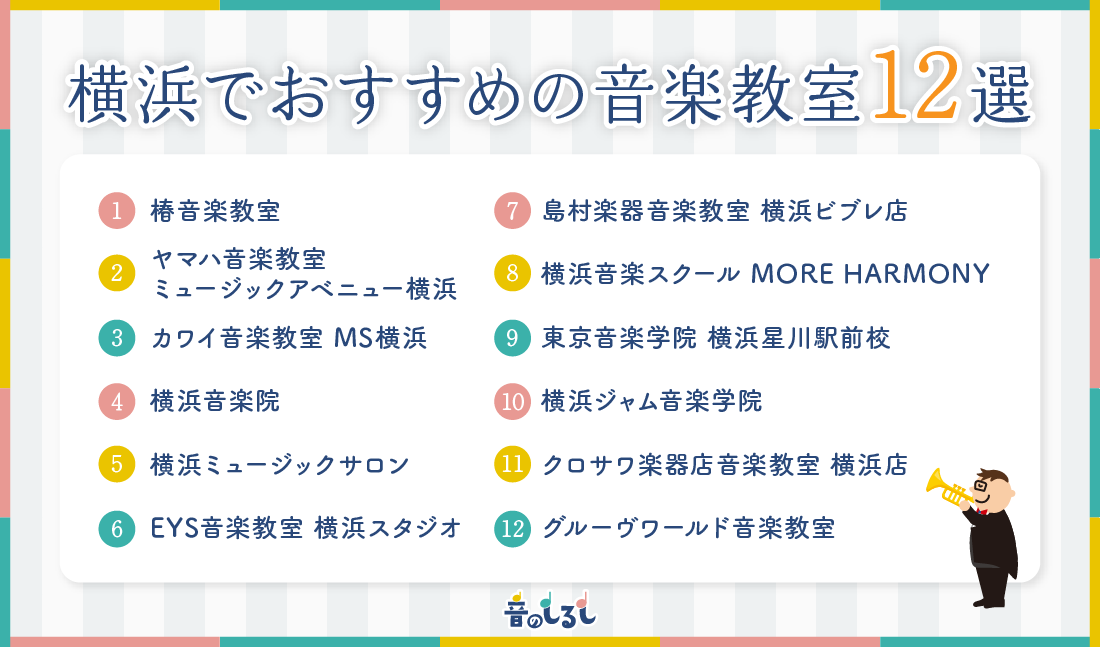 横浜でおすすめの音楽教室12選