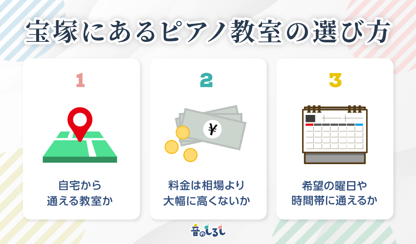 宝塚にあるピアノ教室の選び方